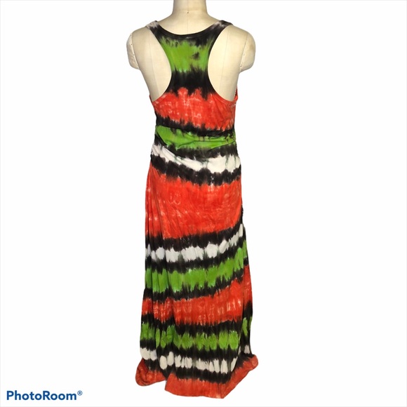 T Party tie dye maxi dress - Picture 2 of 5